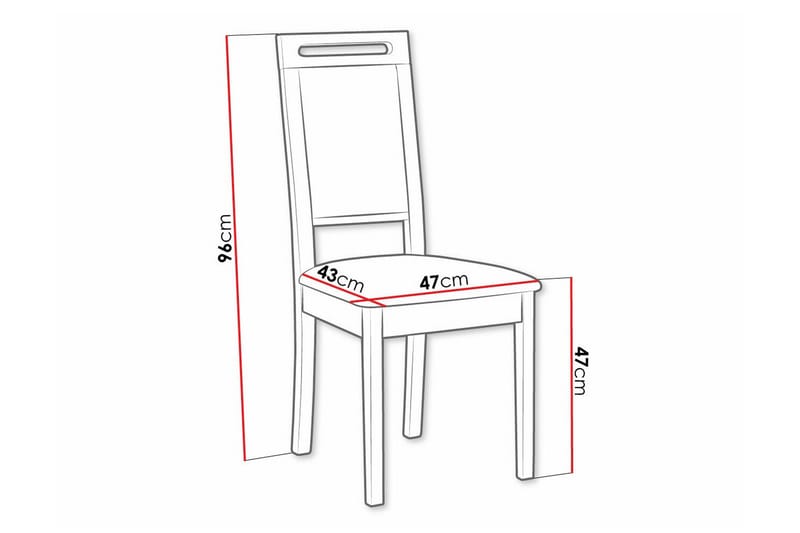 Rowden Spisestol - Hvid - Spisebordsstole & køkkenstole