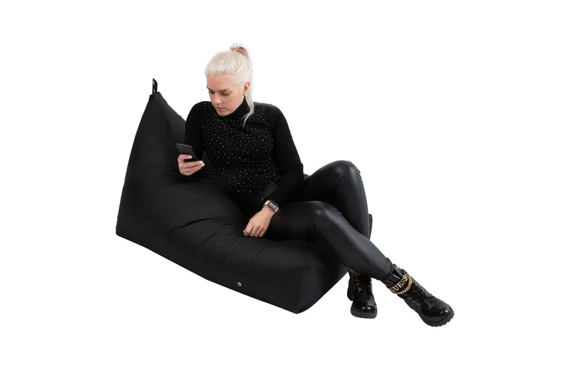 Mr. Big Sækkestol 130x80x20/70 cm Sort - Møbler - Stole & lænestole - Sækkestol