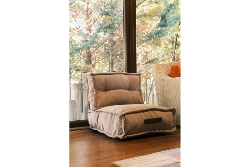 Rambarose Ottoman 60 cm - Grå - Møbler - Stole & lænestole - Sækkestol