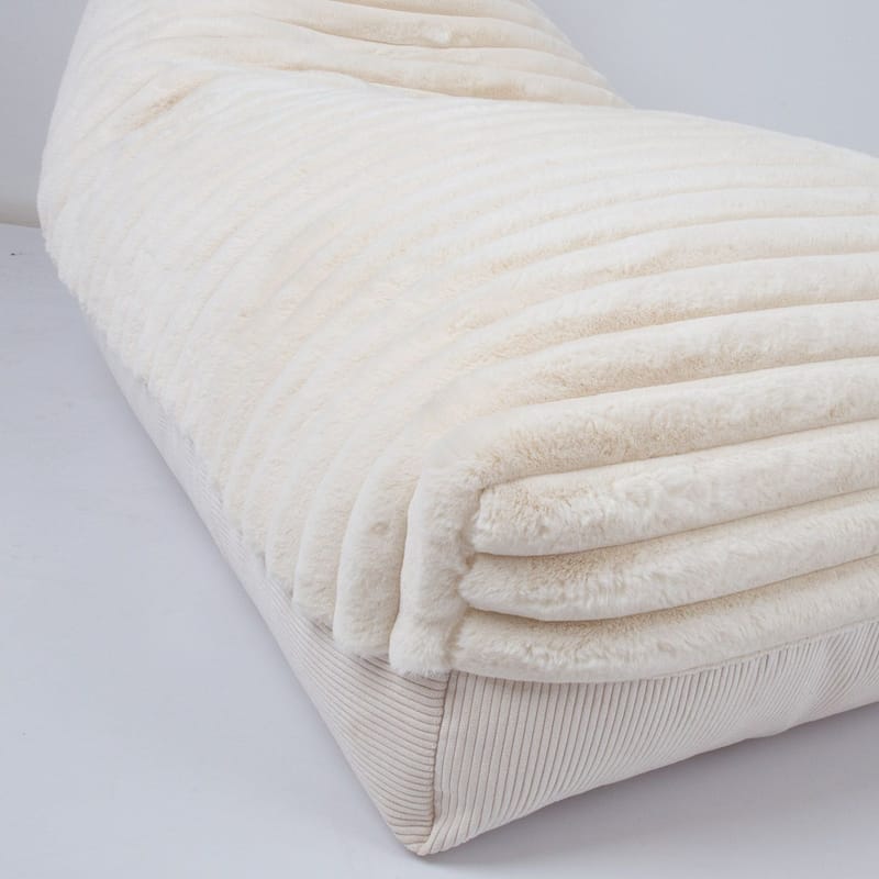 Sækkestol Tovin 130x80x20/70 cm - hvid - Møbler - Stole & lænestole - Sækkestol