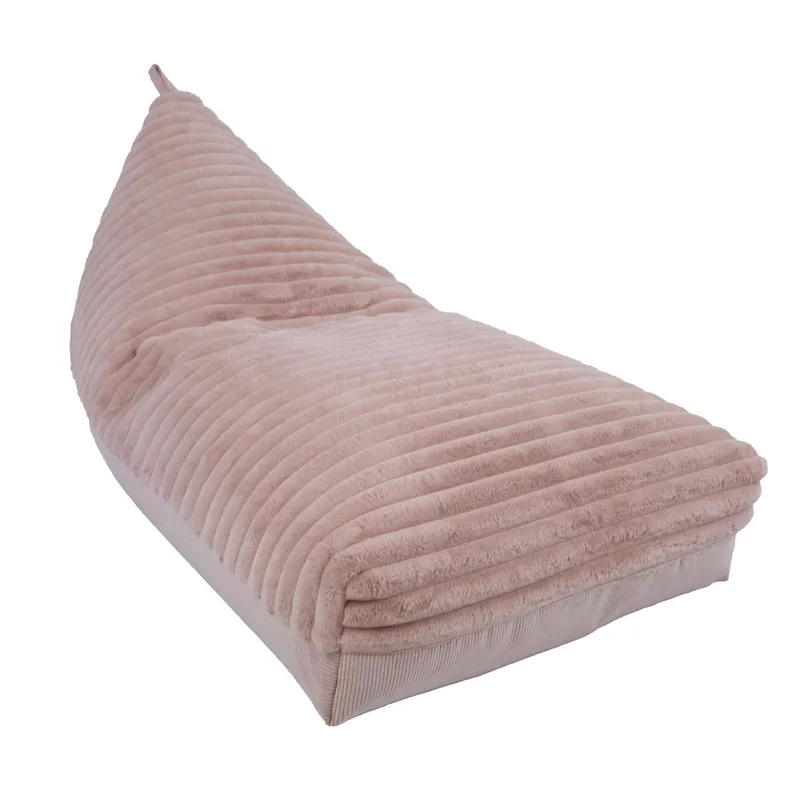 Sækkestol Tovin 130x80x20/70 cm, lyserød