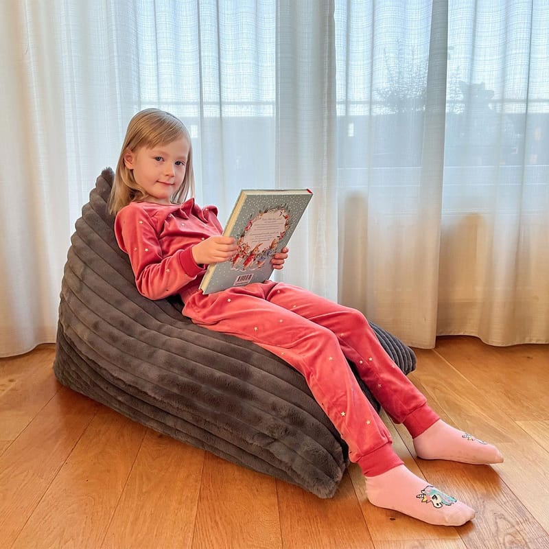 Sækkestol Vegnor 100x70x15/70 cm - mørkegrå - Møbler - Stole & lænestole - Sækkestol