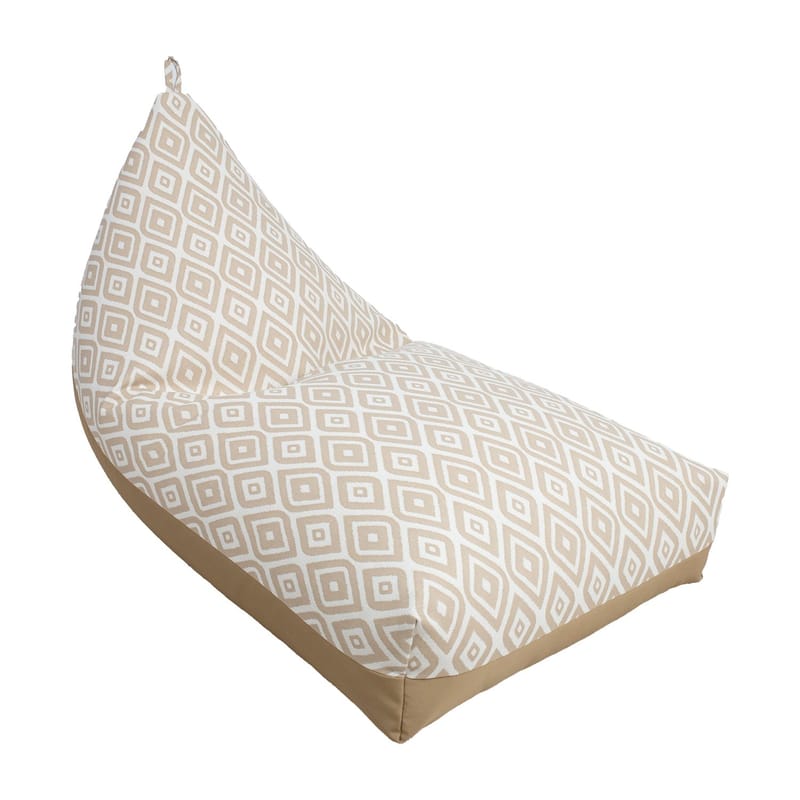 Sækkestol Viknor 130x80x20/70 cm, beige diamanter/beige