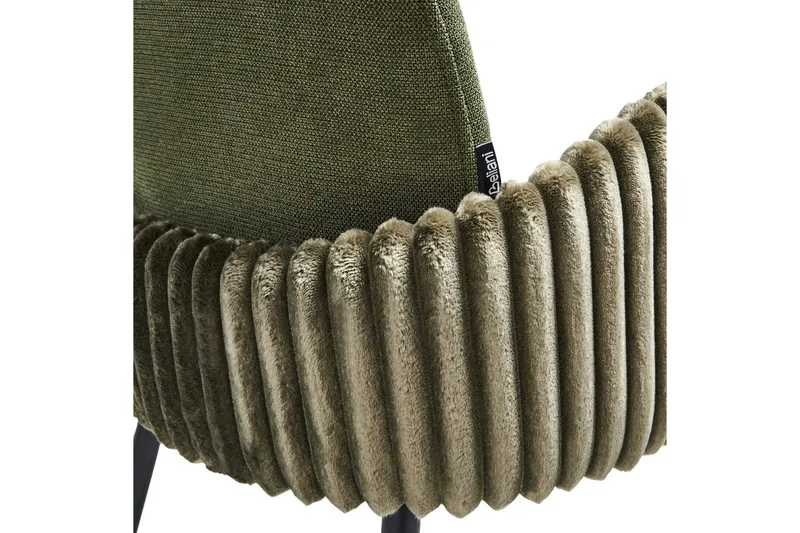 Sæt med 2 barstole Amity - Grøn, sort - Møbler - Stole & lænestole - Barstole