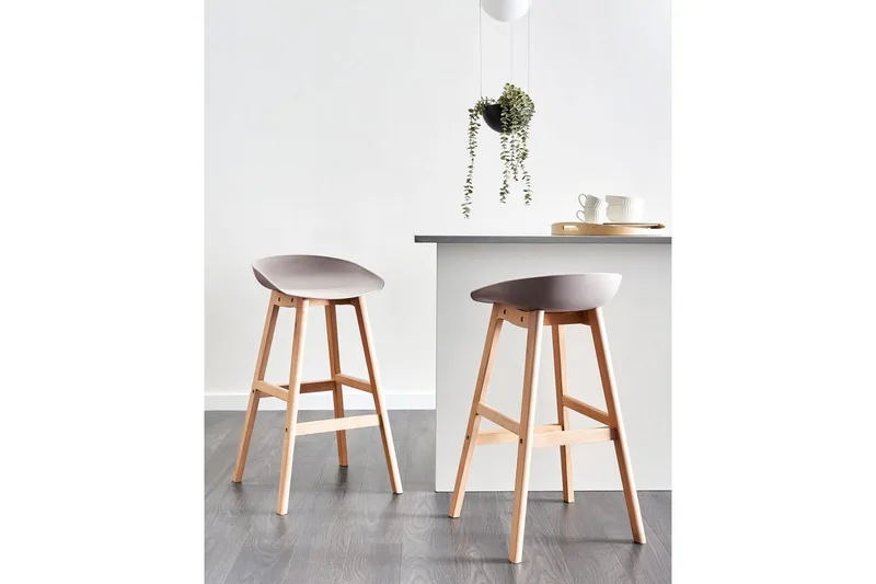 Sæt med 2 barstole Micco - Møbler - Stole & lænestole - Barstole