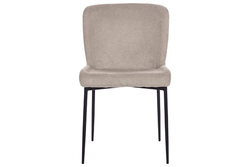 Sæt med 2 spiseborde Ada - Beige, grå, sort - Møbler - Stole & lænestole - Spisebordsstole & køkkenstole