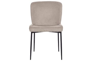 Sæt med 2 spiseborde Ada - Beige, grå, sort - Møbler - Stole & lænestole - Spisebordsstole & køkkenstole
