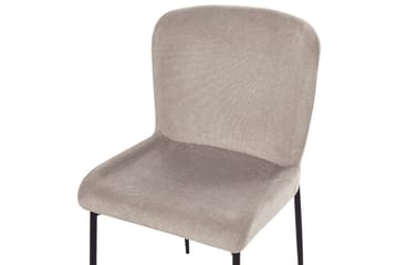 Sæt med 2 spiseborde Ada - Beige, grå, sort - Møbler - Stole & lænestole - Spisebordsstole & køkkenstole
