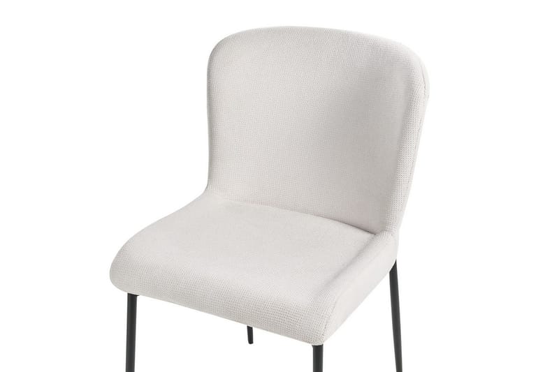 Sæt med 2 spiseborde Ada - Hvid, Sort - Møbler - Stole & lænestole - Spisebordsstole & køkkenstole