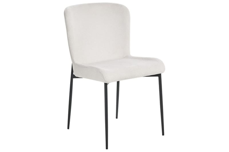 Sæt med 2 spiseborde Ada - Hvid, Sort - Møbler - Stole & lænestole - Spisebordsstole & køkkenstole