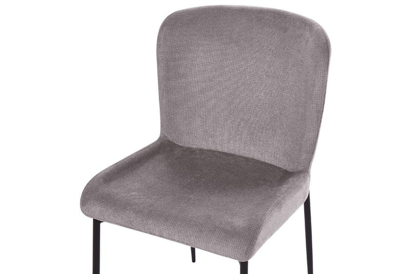 Sæt med 2 spiseborde Ada - Mørkegrå, sort - Møbler - Stole & lænestole - Spisebordsstole & køkkenstole