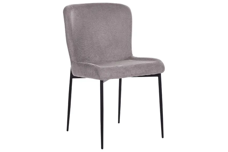 Sæt med 2 spiseborde Ada - Mørkegrå, sort - Møbler - Stole & lænestole - Spisebordsstole & køkkenstole