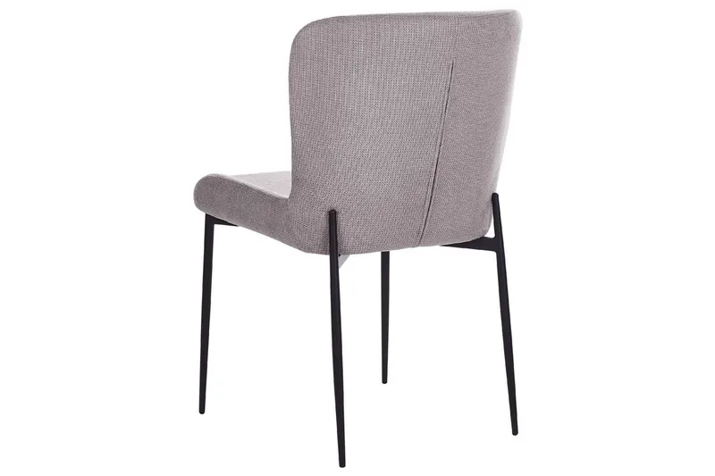 Sæt med 2 spiseborde Ada - Mørkegrå, sort - Møbler - Stole & lænestole - Spisebordsstole & køkkenstole