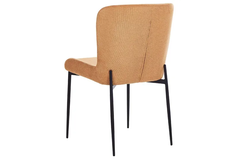 Sæt med 2 spiseborde Ada - Orange, sort - Møbler - Stole & lænestole - Spisebordsstole & køkkenstole