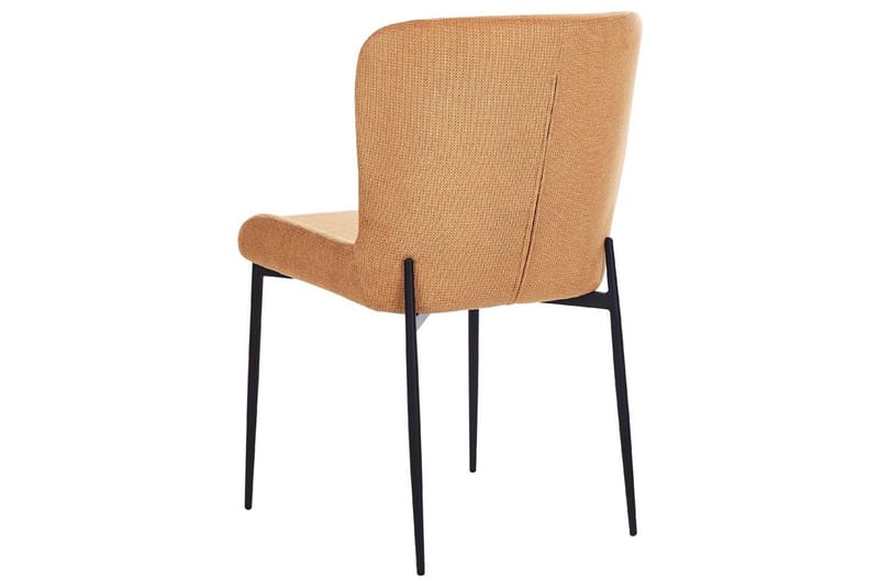 Sæt med 2 spiseborde Ada - Orange, sort - Møbler - Stole & lænestole - Spisebordsstole & køkkenstole