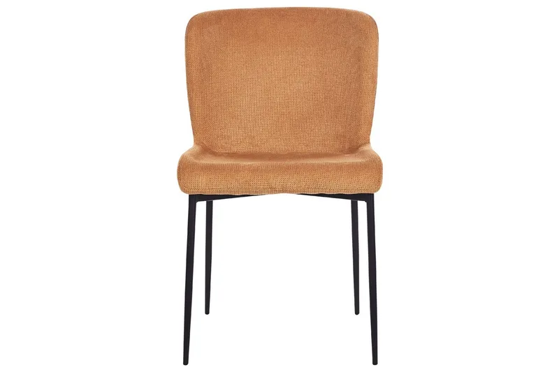 Sæt med 2 spiseborde Ada - Orange, sort - Møbler - Stole & lænestole - Spisebordsstole & køkkenstole