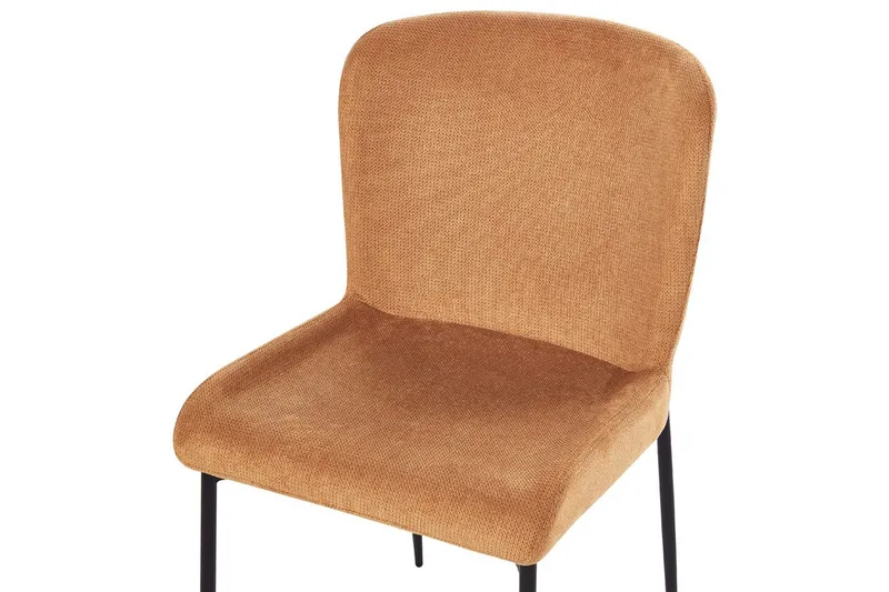 Sæt med 2 spiseborde Ada - Orange, sort - Møbler - Stole & lænestole - Spisebordsstole & køkkenstole