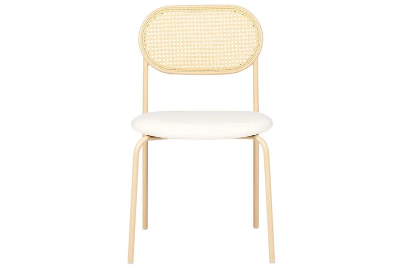 Sæt med 2 spiseborde Adaver - Lyst træ, beige - Møbler - Stole & lænestole - Spisebordsstole & køkkenstole