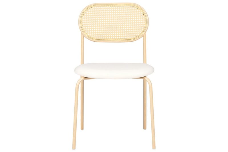Sæt med 2 spiseborde Adaver - Lyst træ, beige - Møbler - Stole & lænestole - Spisebordsstole & køkkenstole