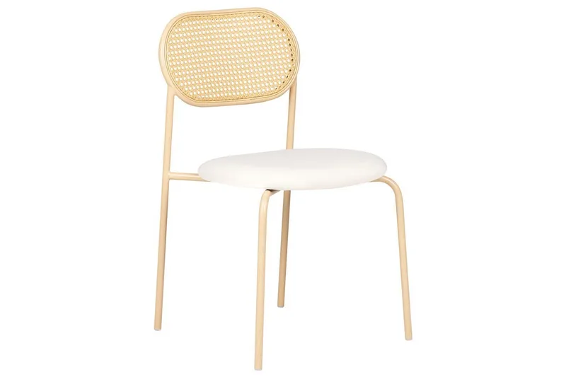 Sæt med 2 spiseborde Adaver - Lyst træ, beige - Møbler - Stole & lænestole - Spisebordsstole & køkkenstole