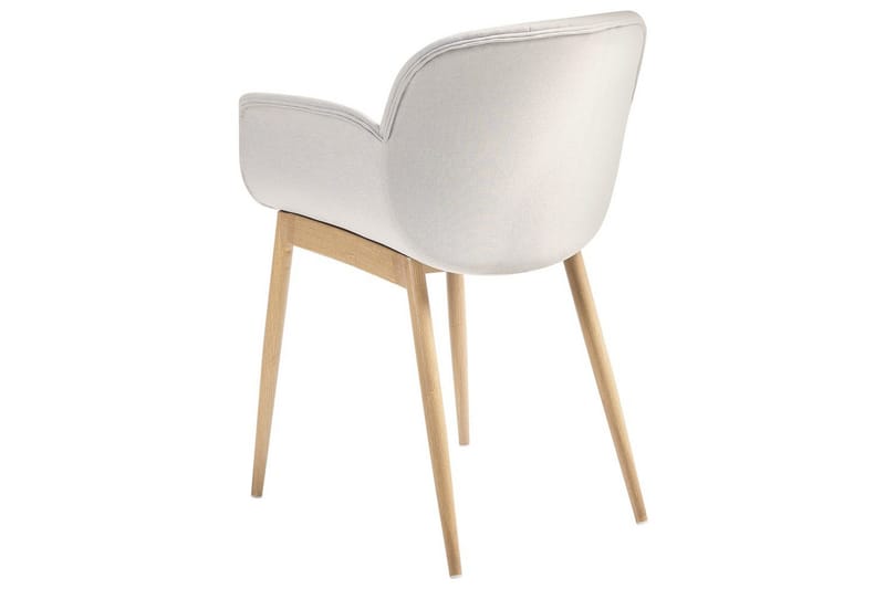 Sæt med 2 spiseborde Alice - Grå, lyst træ - Møbler - Stole & lænestole - Spisebordsstole & køkkenstole