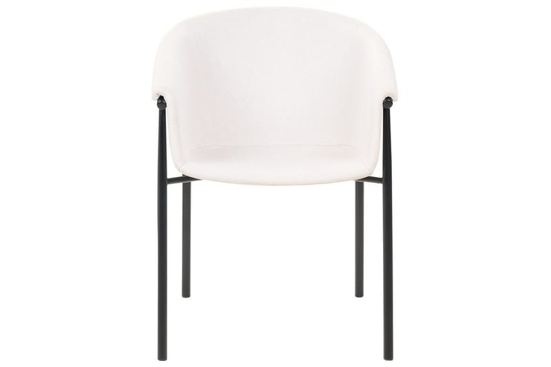 Sæt med 2 spiseborde Ames - Beige, sort - Møbler - Stole & lænestole - Spisebordsstole & køkkenstole