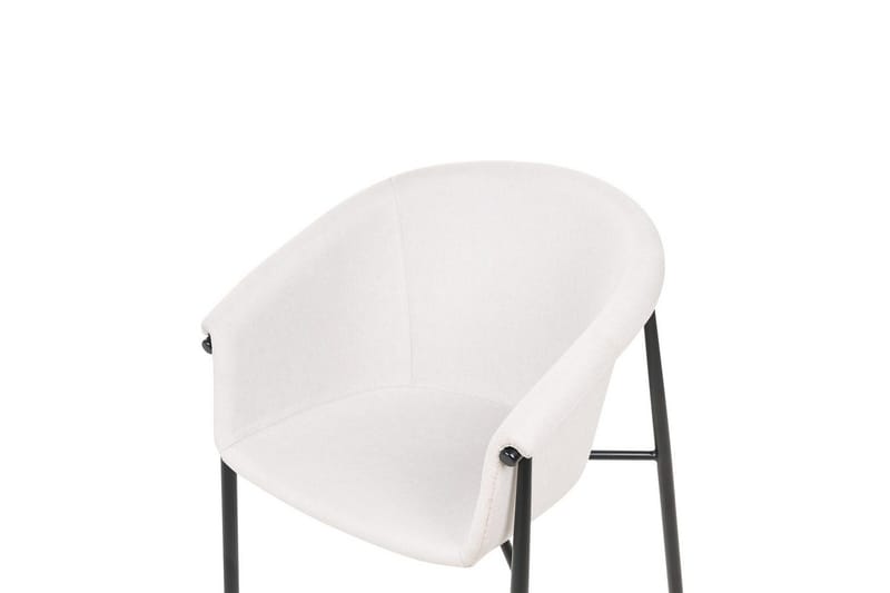 Sæt med 2 spiseborde Ames - Beige, sort - Møbler - Stole & lænestole - Spisebordsstole & køkkenstole