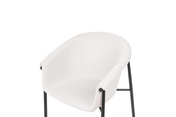 Sæt med 2 spiseborde Ames - Beige, sort - Møbler - Stole & lænestole - Spisebordsstole & køkkenstole