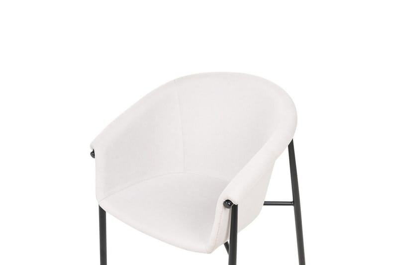 Sæt med 2 spiseborde Ames - Beige, sort - Møbler - Stole & lænestole - Spisebordsstole & køkkenstole