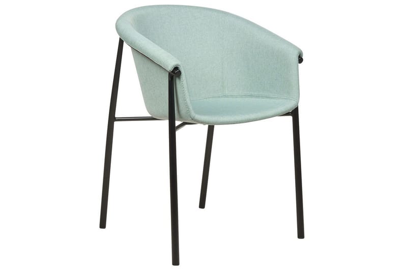 Sæt med 2 spiseborde Ames - Grøn, sort - Møbler - Stole & lænestole - Spisebordsstole & køkkenstole