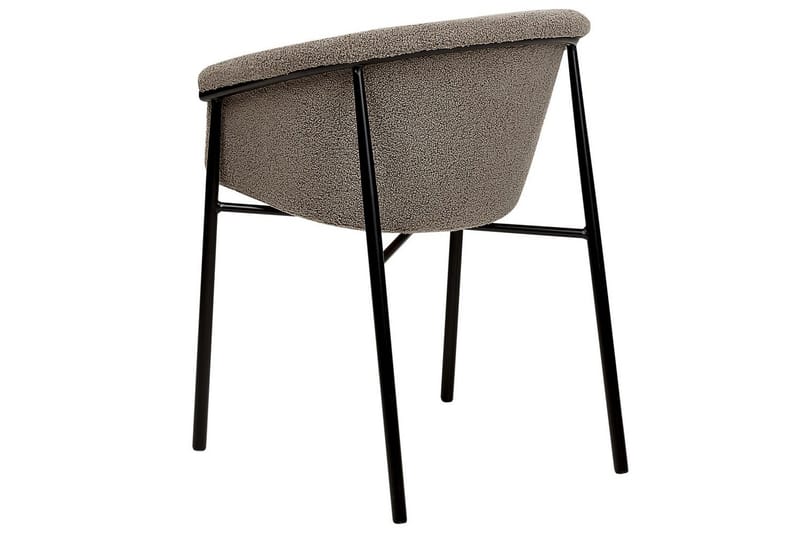 Sæt med 2 spiseborde Ames - Taupe, sort - Møbler - Stole & lænestole - Spisebordsstole & køkkenstole