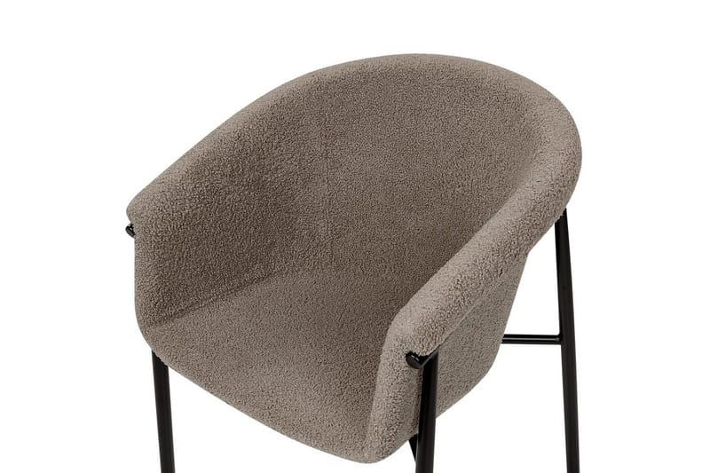 Sæt med 2 spiseborde Ames - Taupe, sort - Møbler - Stole & lænestole - Spisebordsstole & køkkenstole