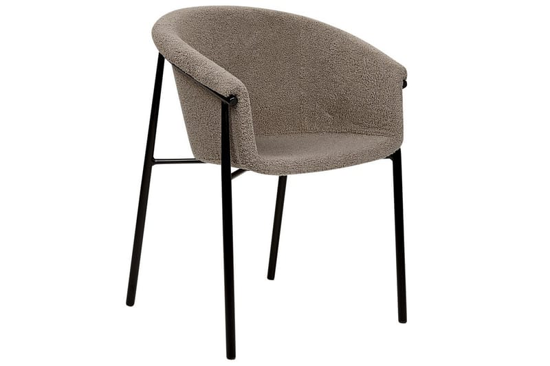 Sæt med 2 spiseborde Ames - Taupe, sort - Møbler - Stole & lænestole - Spisebordsstole & køkkenstole