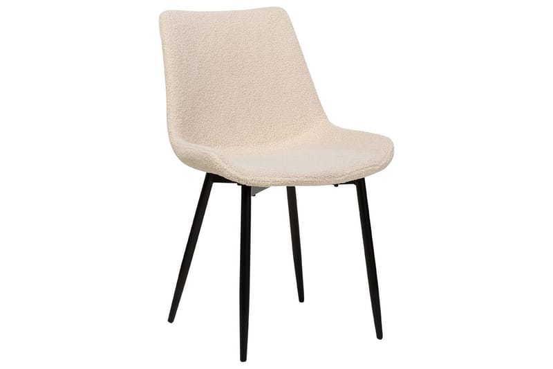 Sæt med 2 spiseborde Avilla - Beige, sort - Møbler - Stole & lænestole - Spisebordsstole & køkkenstole