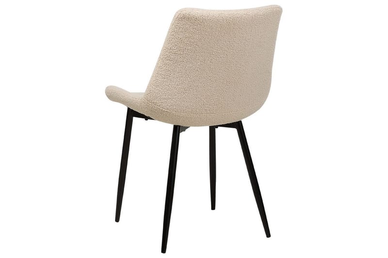Sæt med 2 spiseborde Avilla - Beige, sort - Møbler - Stole & lænestole - Spisebordsstole & køkkenstole