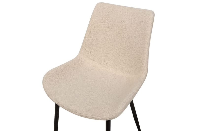 Sæt med 2 spiseborde Avilla - Beige, sort - Møbler - Stole & lænestole - Spisebordsstole & køkkenstole