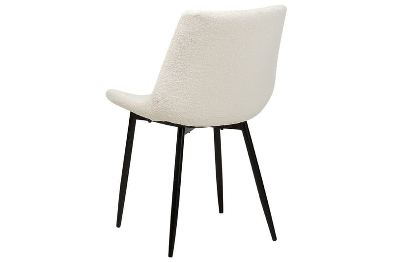 Sæt med 2 spiseborde Avilla - Hvid, Sort - Møbler - Stole & lænestole - Spisebordsstole & køkkenstole