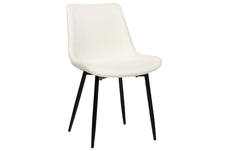 Sæt med 2 spiseborde Avilla - Hvid, Sort - Møbler - Stole & lænestole - Spisebordsstole & køkkenstole