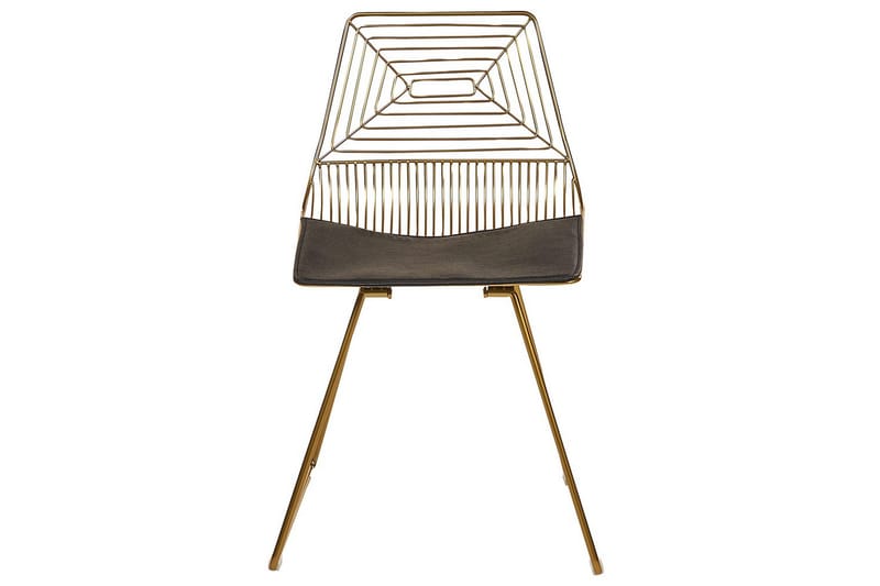 Sæt med 2 spiseborde Beatty - Guld, sort - Møbler - Stole & lænestole - Spisebordsstole & køkkenstole