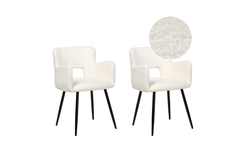 Sæt med 2 spiseborde Bouclé Sanilac, undefined