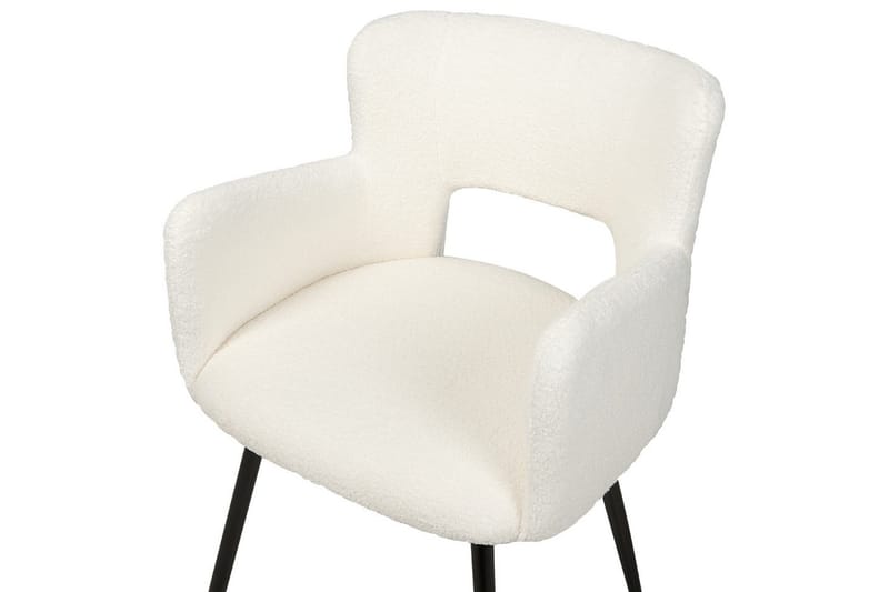 Sæt med 2 spiseborde Bouclé Sanilac - Møbler - Stole & lænestole - Spisebordsstole & køkkenstole