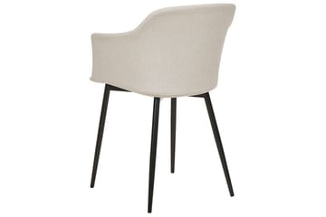 Sæt med 2 spiseborde Elim - Beige, sort - Møbler - Stole & lænestole - Spisebordsstole & køkkenstole