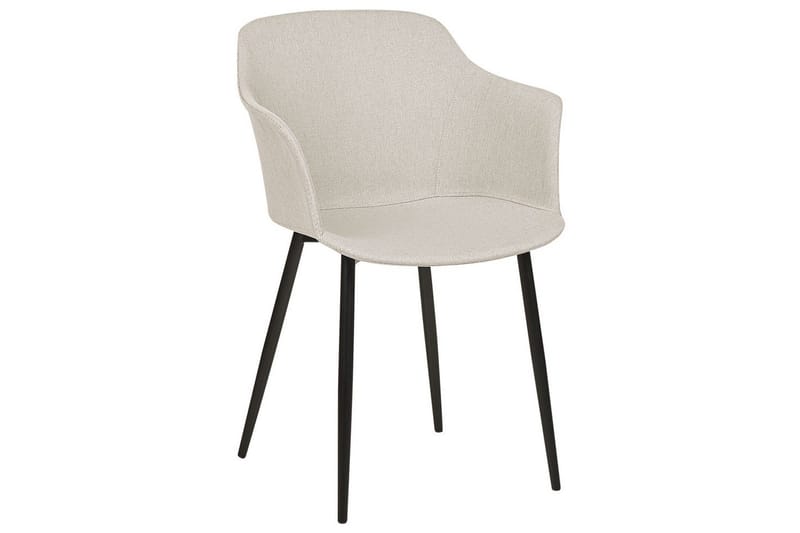 Sæt med 2 spiseborde Elim - Beige, sort - Møbler - Stole & lænestole - Spisebordsstole & køkkenstole