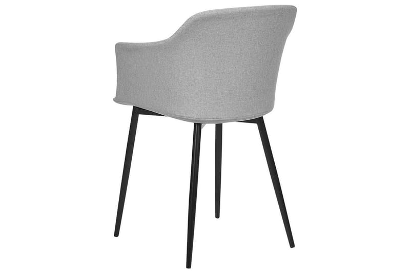 Sæt med 2 spiseborde Elim - Grå, sort - Møbler - Stole & lænestole - Spisebordsstole & køkkenstole