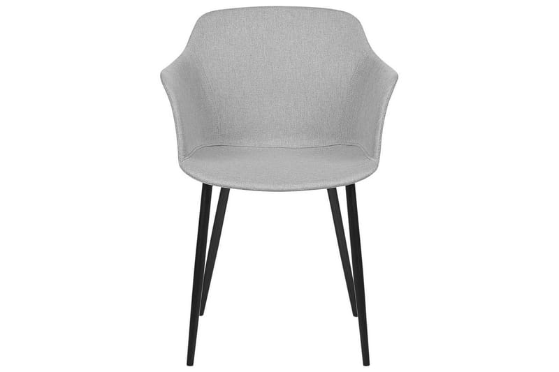 Sæt med 2 spiseborde Elim - Grå, sort - Møbler - Stole & lænestole - Spisebordsstole & køkkenstole