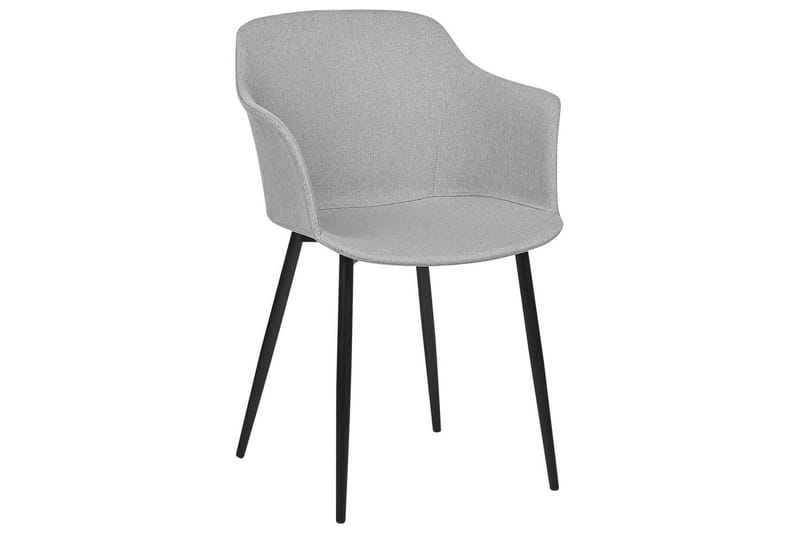 Sæt med 2 spiseborde Elim - Grå, sort - Møbler - Stole & lænestole - Spisebordsstole & køkkenstole