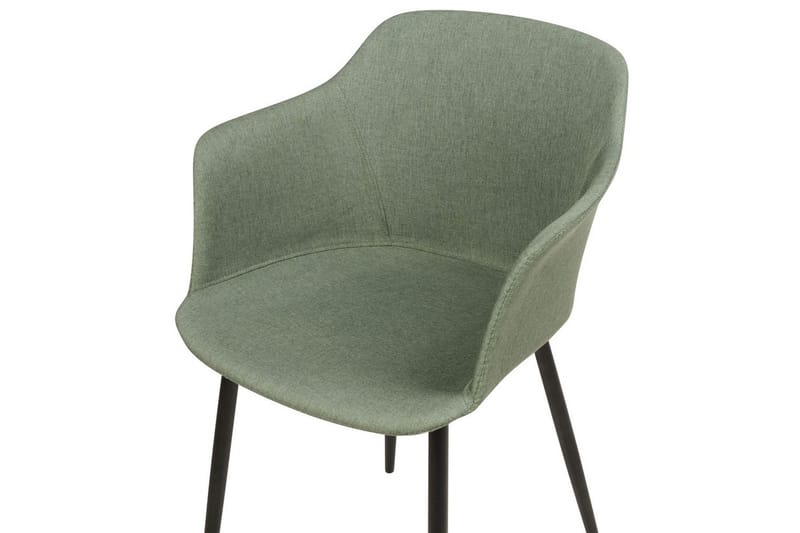 Sæt med 2 spiseborde Elim - Grøn, sort - Møbler - Stole & lænestole - Spisebordsstole & køkkenstole