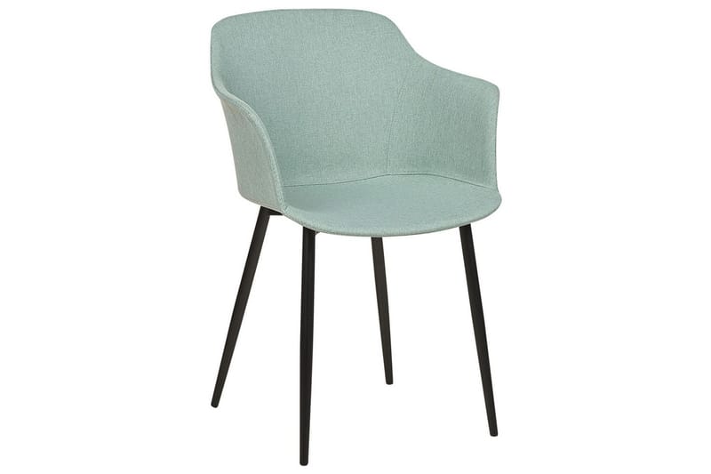 Sæt med 2 spiseborde Elim - Mintgrøn, Sort - Møbler - Stole & lænestole - Spisebordsstole & køkkenstole