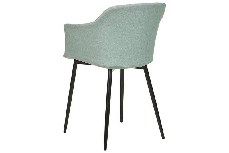 Sæt med 2 spiseborde Elim - Mintgrøn, Sort - Møbler - Stole & lænestole - Spisebordsstole & køkkenstole
