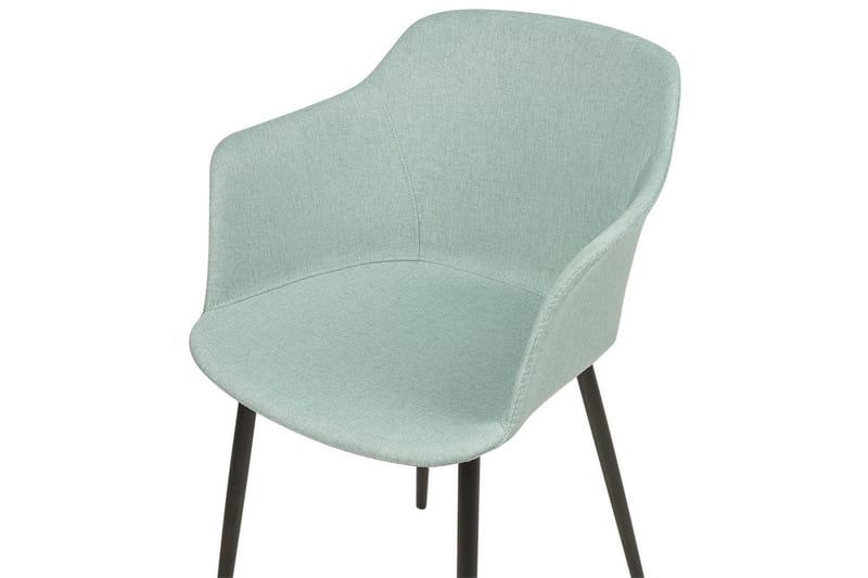 Sæt med 2 spiseborde Elim - Mintgrøn, Sort - Møbler - Stole & lænestole - Spisebordsstole & køkkenstole
